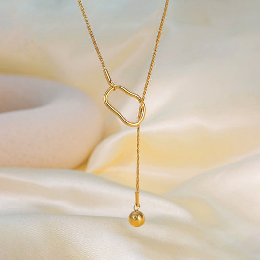 Gold Plated Anti Tarnish Stainless Steel Contemporary Pendant