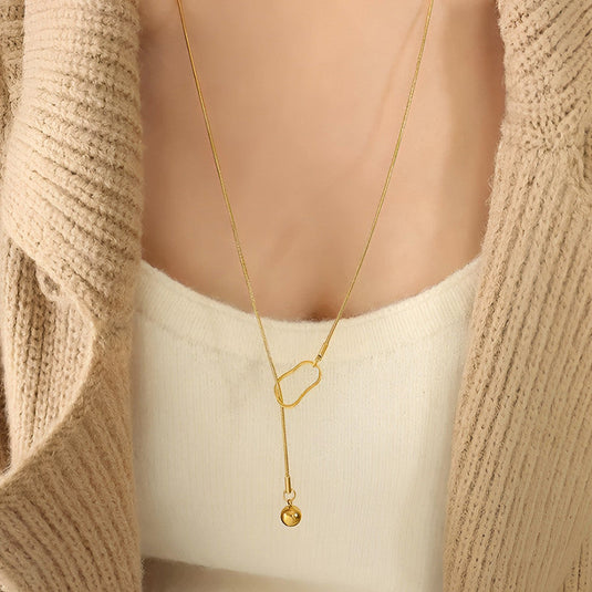 Gold Plated Anti Tarnish Stainless Steel Contemporary Pendant