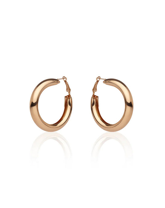 Classic Gold Hoops