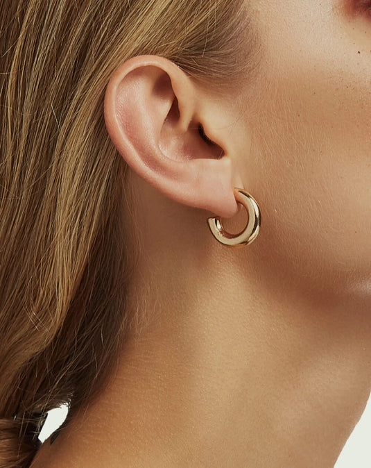Classic Gold Hoops